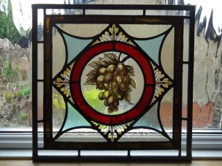 Antique Victorian leaded glass